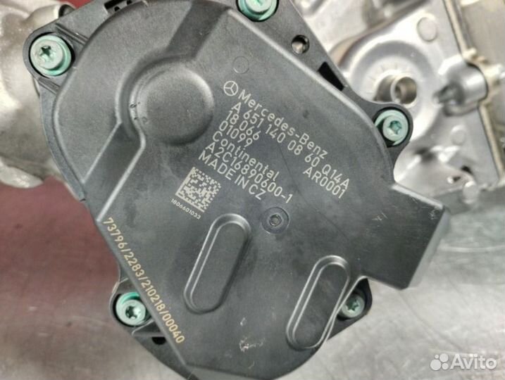 Клапан егр + охладитель Mercedes Glc X253 OM651