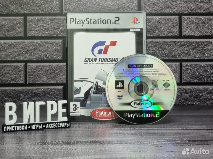 Игра Gran Turismo 4 Platinum (PS2)