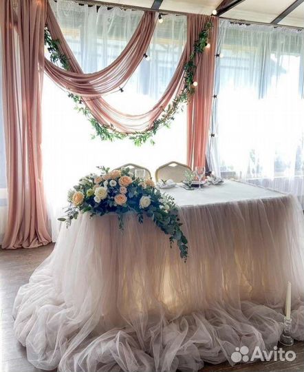 Свадебное оформление зала