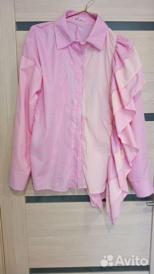 Новая рубашка с воланами пэчворк