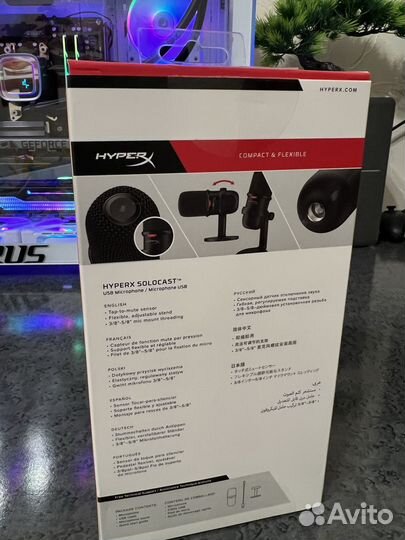Микрофон для пк HyperX Solocast