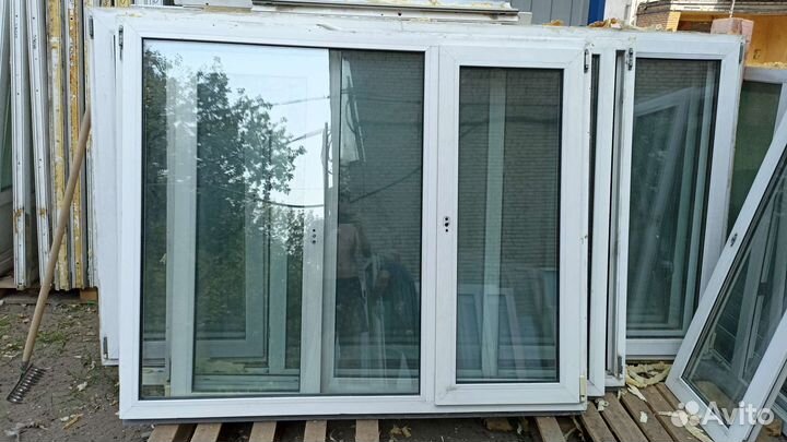 Окна пластиковые бу и балконные двери