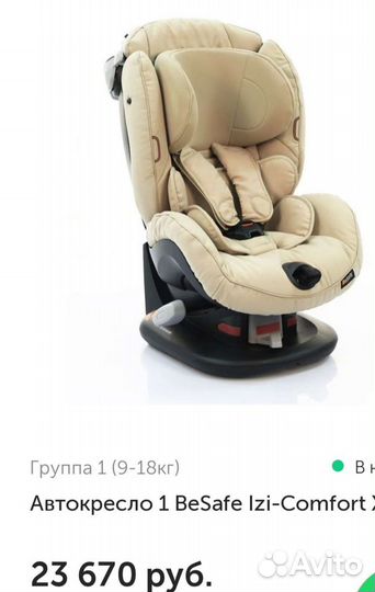 Автокресло детское