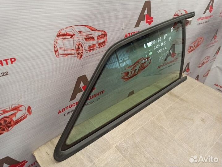 Стекло кузова боковое заднее правое Audi A3 купе