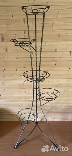 Кованая подставка для цветов 2 шт