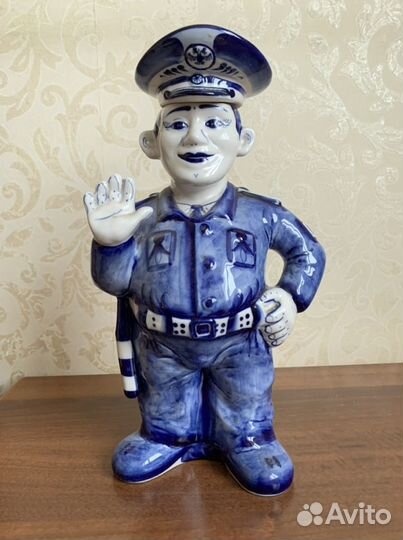 Гжель кофемолка мельница, чайник винтаж