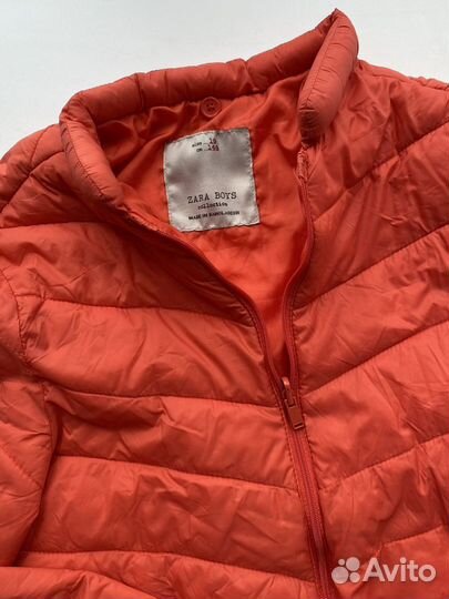 Легкая утепленная куртка Zara 140