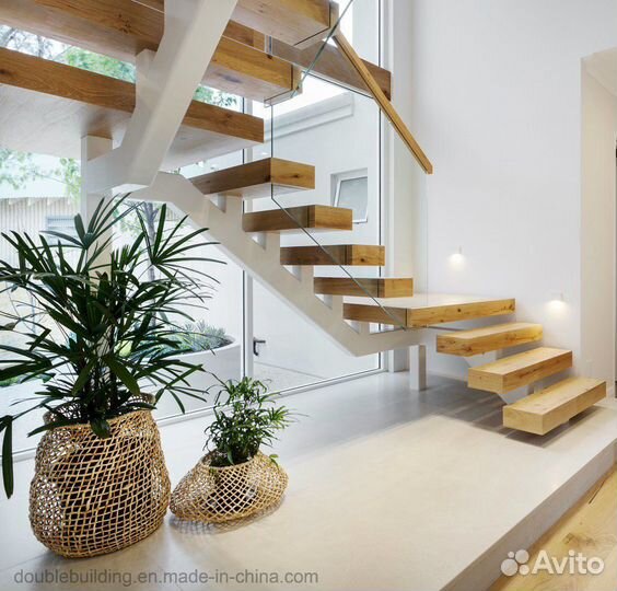 Деревянная лестница / качество премиум