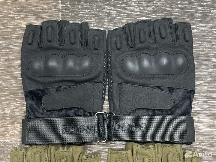 Тактические перчатки без пальцев оптом