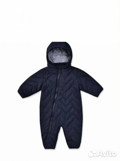 Демисезонный комбинезон+пинетки +шапка +варежки