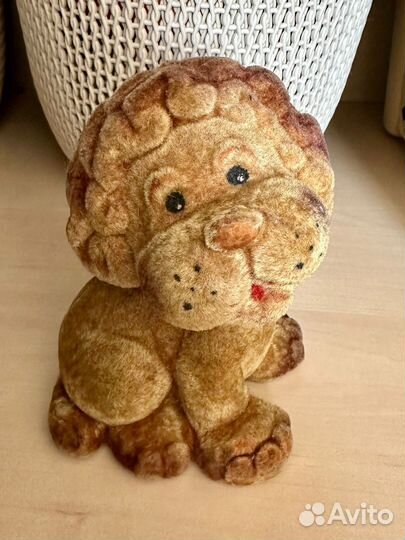 Редкая игрушка СССР поролон, флок