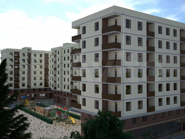 2-к. квартира, 57 м², 2/8 эт.