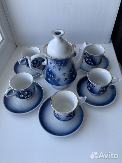 Кофейный сервиз керамика СССР
