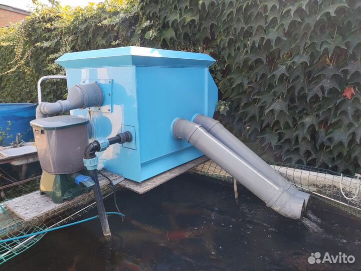 Барабанный фильтр для пруда. Б/у