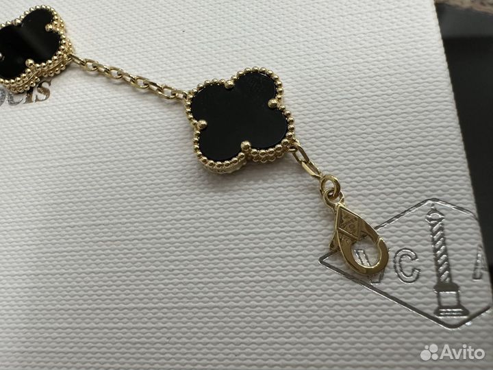 Van cleef arpels браслет 5 мотивов золото