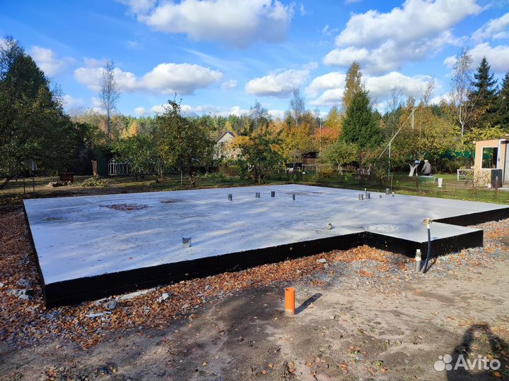 Дом под ключ, фундамент, газобетон, каркас, крыша