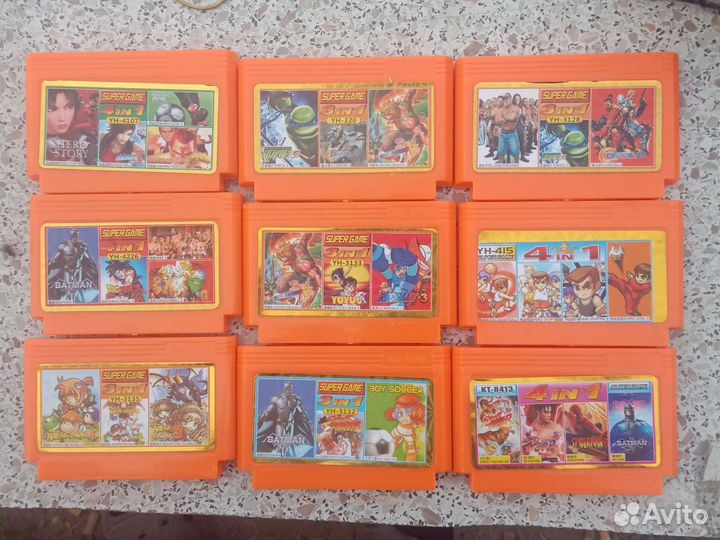 Картриджи сега,денди