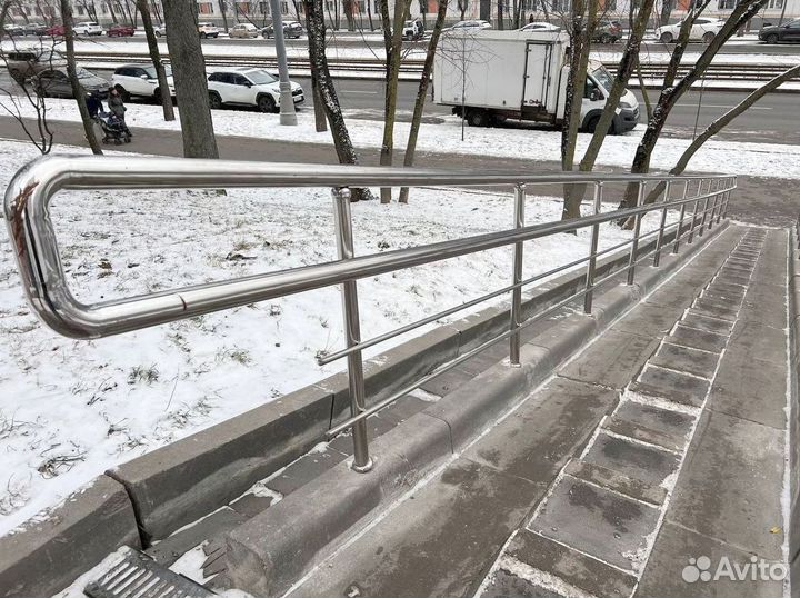 Перила из нержавеющей стали, ограждение