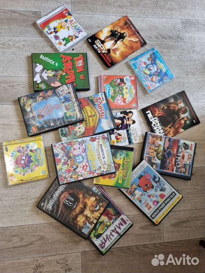 Диски с мультфильмами