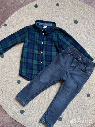 Рубашка и джинсы HM