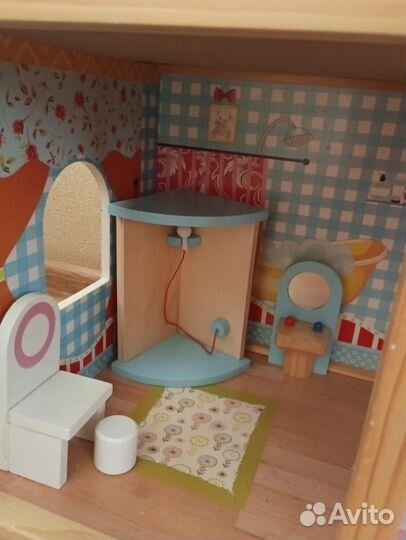 Домик для барби с наборами кукол барби