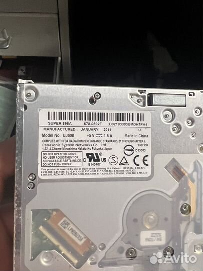 Дисковод macbook 2012