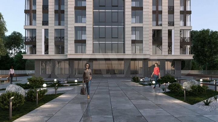 2-к. квартира, 77 м², 6/22 эт.