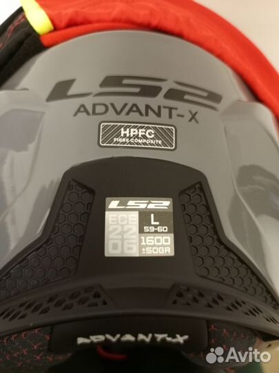 Шлем LS2 FF901 advant X solid (серый глянец L)