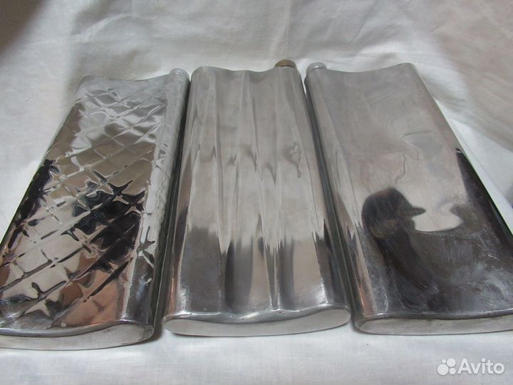 Фляжка нержавейка. Самодельная. 1,250 л