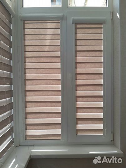 Рулонные шторы день ночь