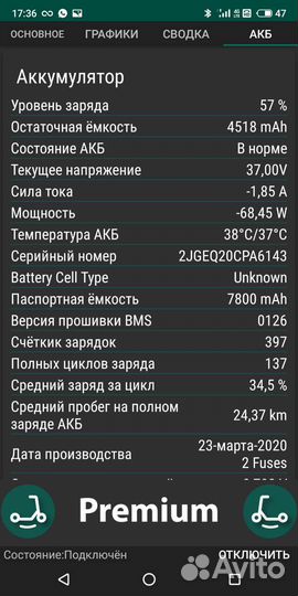 Электрический самокат xiaomi