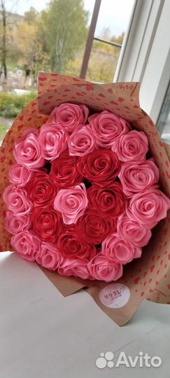 Букет из атласных лент