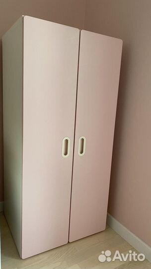Детский шкаф IKEA стува розовый