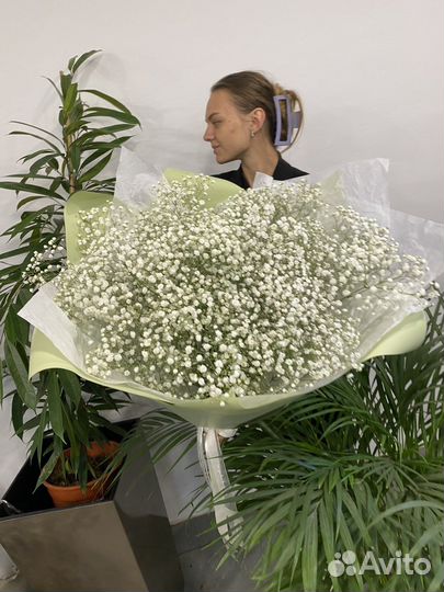Букет из гипсофилы