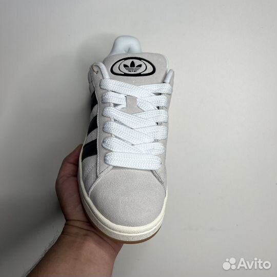 Кеды Adidas Campus Light Grey Gum 42