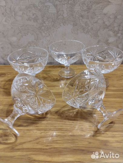 Креманки хрустальные