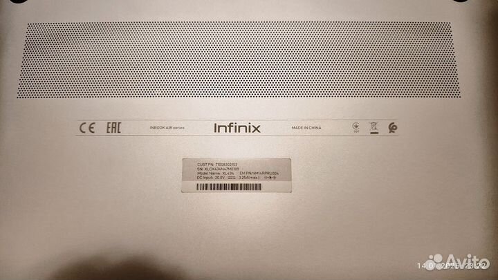 Ноутбук infinix Air Pro +