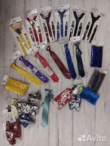 Галстуки бабочки подтяжки детские