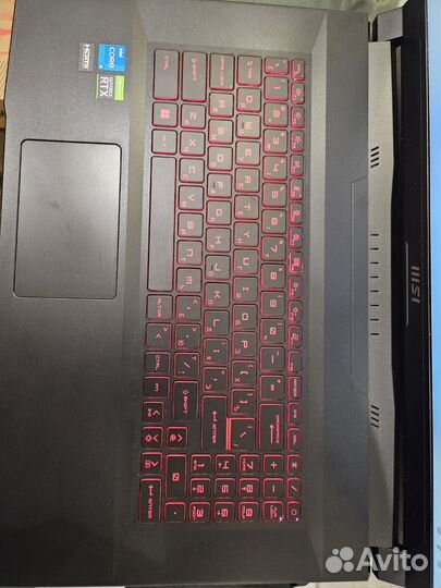 Игровой, мощный MSI katana gf76