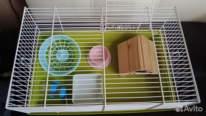Клетка для хомяка + переноска + корм и т.д