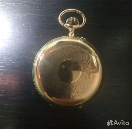 Золотые карманные часы