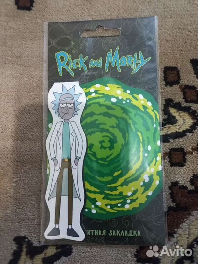Магнитные закладки Рик и Морти