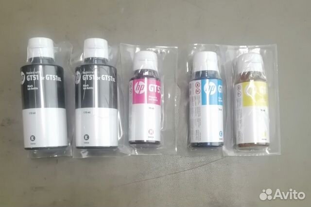 Оригинальные чернила для струйных мфу HP