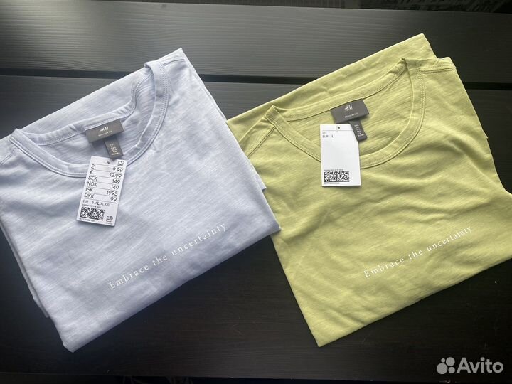 Футболка мужская оверсайз разм. L/M H&M Швеция