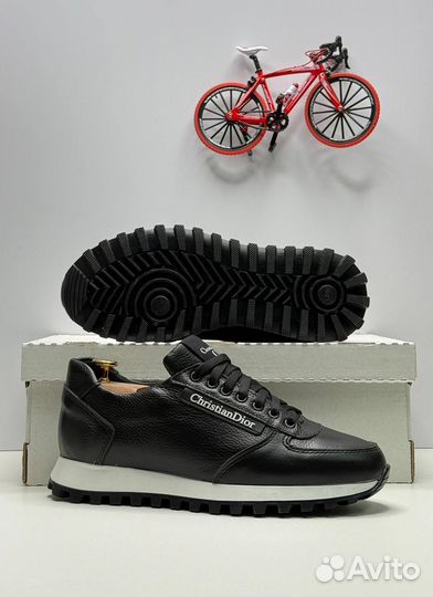 Кроссовки мужские кожаные dior