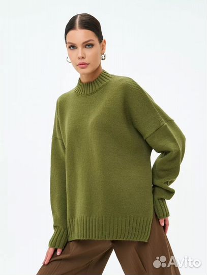 Свитер оверсайз вязаный