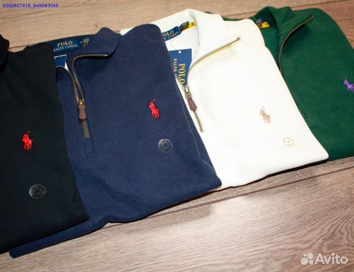 Polo Ralph Lauren джемпер полузамок черный (Арт.37459)