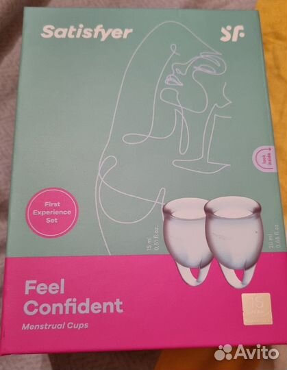 Новые менструальные чаши satisfyer Feel confident