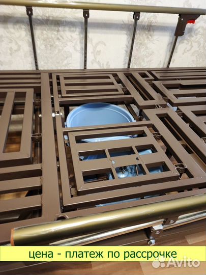 Медицинская кровать с туалетным устройством