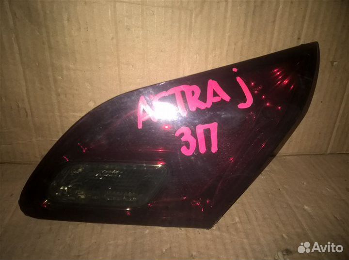 Фонарь правый Opel Astra J хэтчбек 2013